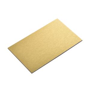 China 2440mm Length Brushed Aluminum Composite Panel Fireproof Durable factory