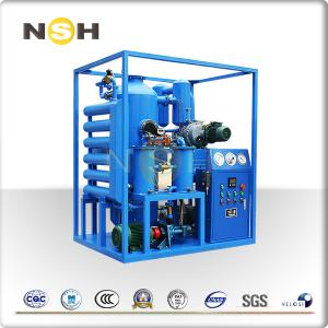 China Blue Insulating Oil Portable Transformer Oil Purifier With 1 Year Warranty factory