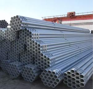 China Round Rectangular Hot Rolled Galvanized Steel Galvanized Metal Pipe factory
