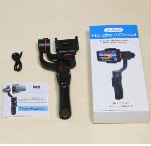 China Lightweight Black Handheld Smartphone Gimbal Wide Range 320 Degree Panning factory