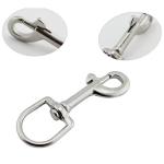 Stainless Steel Swivel Eye Bolt Snap Hook Clip for Diving Water Sports