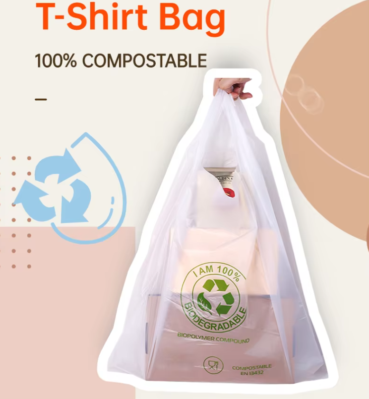 Flexiloop Handle Compostable Mailing Bags Easy to Carry and Environmentally