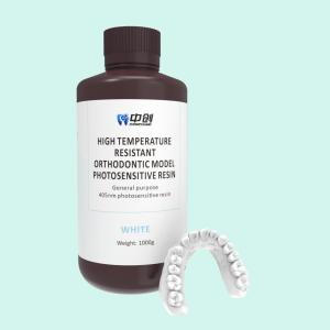 China White LCD Printer Resin Orthodontic Dental Model Resin High Accuracy factory