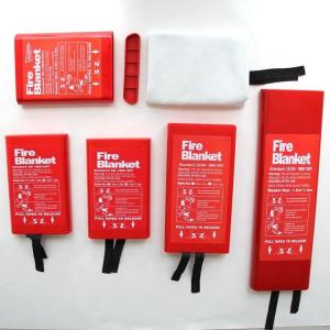 China Silicone Coating EN 1869 Fire Blanket Flame Retardant Fire Suppression Blanket OEM factory