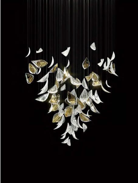 Customized Hotel Lobby Crystal Chandelier Modern Luxury Decorative Large Glass