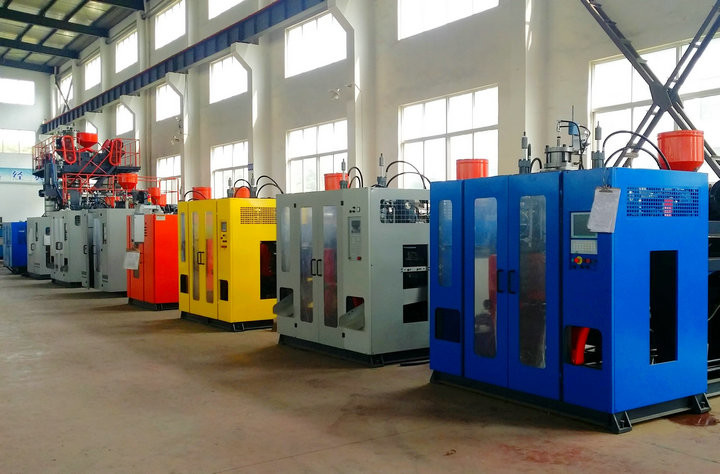 1L DSB65I Plastic Blow Molding Machine Two Cavity HDPE Bottle Blowing Machine