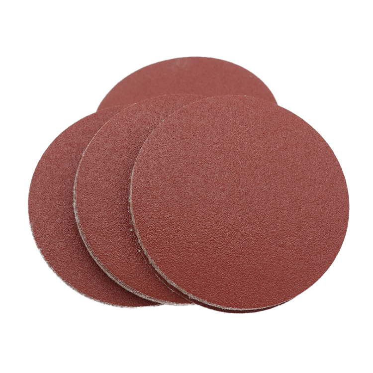 Boben Polishing Disc 5 Inch Sand Disc Back Velvet Flocking Sandpaper Non-porous Disc Sandpaper Polishing Sheet White Sandpaper