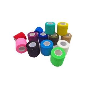 China Medical Self Adhesive Bandage Sport Tape Non woven Cohesive Elastic Bandage factory