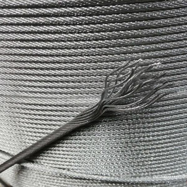 China Flexible and Good 1/8" diameter Aircraft Cables 1x19 Wire Rope for Stainless Cable Rails Hardware Type 316 Stainless Steel factory