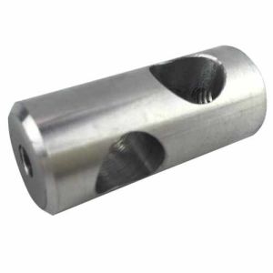 Customized Aluminum Cross Bar Clamp for CNC Machining Burr Cleaned Surface Finish