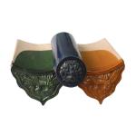 200mm Chinese Glazed Roof Tiles Handmade Eaves Japanese Building Materials