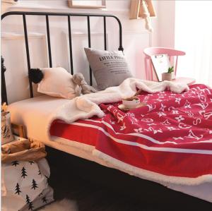 China Polar Fleece Printed Velvet Sherpa Blanket Ultra Soft High Warmth Retention factory