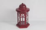 Christmas Metal Lantern Ornaments Holds Candles Garden Decor