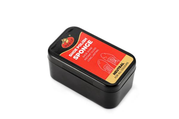 Neutral Shoe Shine Sponge Product With Shell Material Plastics Footwear Shoe