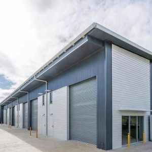 China Customizable Steel Structure Warehouse with 30~200kg Snow Load and 1.2m Brick Wall Featuring Optional Heat Insulation on sale