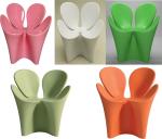 Ron Arad Clover Fiberglass Arm Chair Flower Shape Customized For Living Room