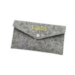 Unisex Felt Glasses Bag Custom Sunglasses Case Easy To Carry