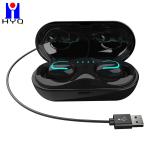 Jieli V5.0 True Wireless Stereo Earphone LED Light In - Ear Bean Shape