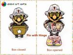 Super Mario Cartoon Adventurer Unique Hinged Lapel Pin