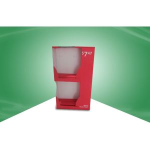 China Cardboard Power Wing Display / Sidekick Display Light Weight on sale