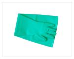 Long Cuff Green Nitrile Chemical Resistant Gloves 80cm Dry Glove Box Cleaning