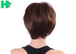 Straight Refreshing Style Wavy Synthetic Hair Wig For Women Dark Brown
