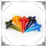 Colorful Glass Carb Cap For Oil Rigs Quartz Banger Caps Smoking Bong