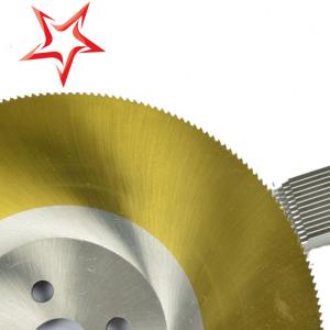 China Industrial Grade High Speed Steel Saw Blade Steam Treated With TIN Coated factory