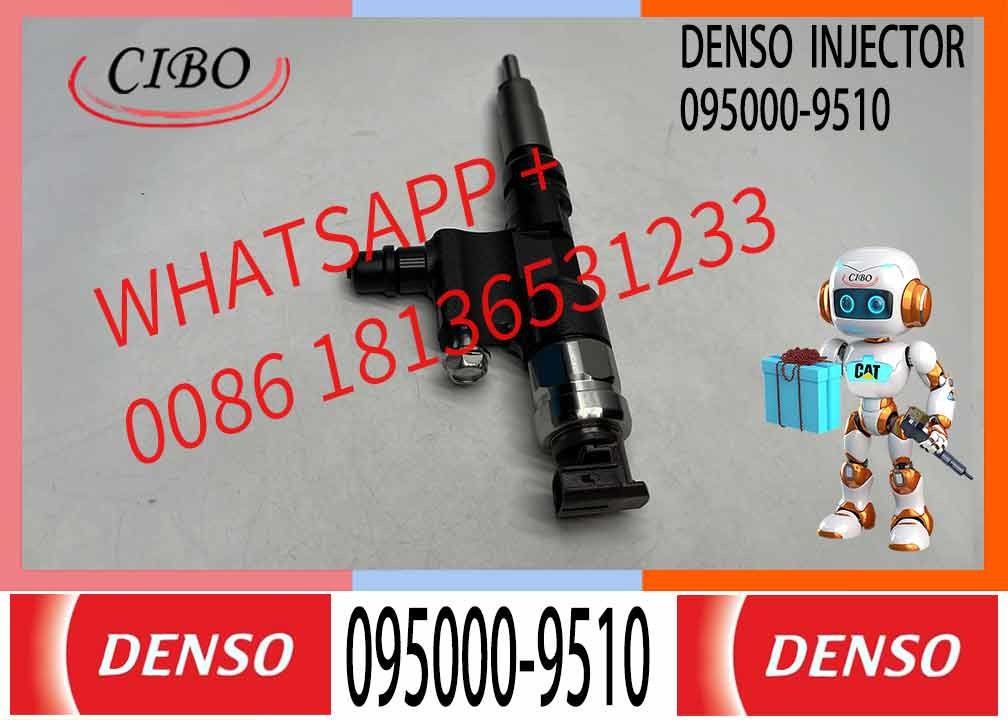 New Diesel Fuel Common Rail Injector 095000-9510 23670-E0510 For TOYOTA DYNA N04C TOYOACE 200 EURO 5 4.0D