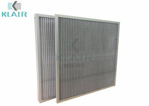 China Aluminum Metal Mesh Pleated Air Filters Washable For Kitchen Hood factory