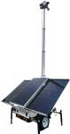 Solar Power Trailer Cold Dip Galvanized Steel Material For Construction