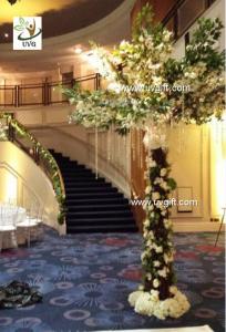 China UVG Artificial cherry and hydrangea wedding table tree centerpieces for wedding decoration factory