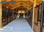 Bamboo Filling Wood European Horse Stalls Customized Color Horse Stable Box