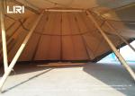 Outdoor Factory Large wedding Event Wood 20/40/72/100 Seats Canvas Tipi Tent