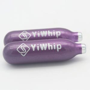 China Dessert Tools Purple Whipped Cream Chargers 8.5g factory
