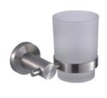 Tumbler holder83003-Brushed Golden color Round&Stainless steel 304