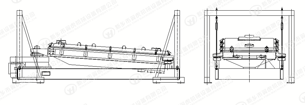 Square Circle Swing Vibrating Screen Machine