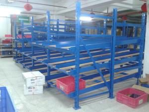 China 100KG steel structure carton flow shelving for logistic distribution central factory