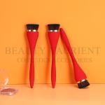 Streamline Handle High End Makeup Brush Soft Touch Red Color BY7019