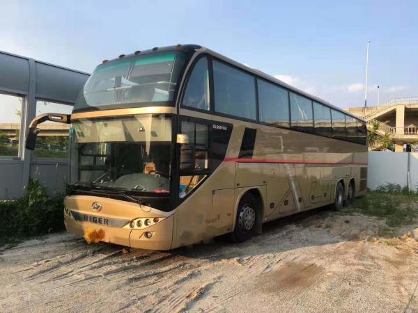 Strong Engine Large Used Commercial Bus 71 Seats Diesel Back Double Axles With