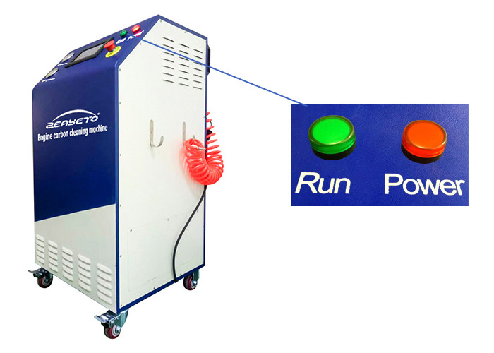 Blue HHO Engine Carbon Cleaning Machine Simple Operation 160kg Weight