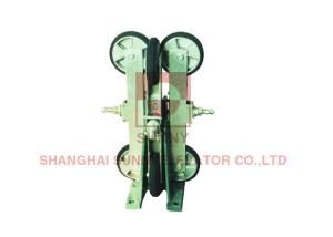 China Elevator replacement Parts Roller Guide Shoe , Rated Speed 3.50m/s factory