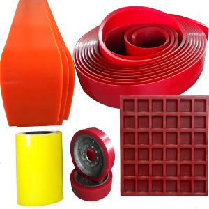 China Pu Coated Wheel Casting Polyurethane Wear Plate Polyurethane Plow Blades For Tractors factory