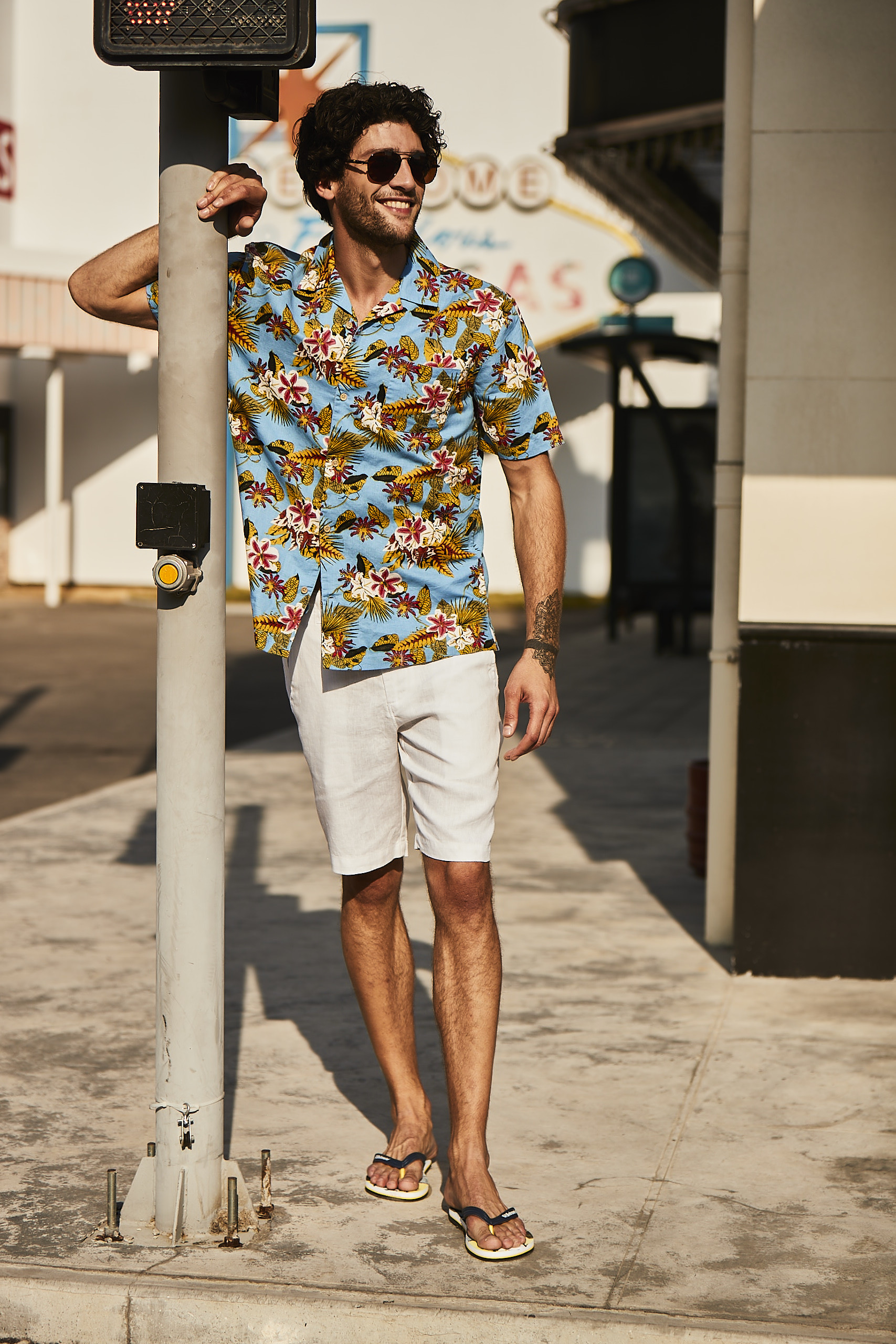 52% Linen Summer Button Up Shirts Mens Short Sleeve Hawaiian Casual Floral Shirts
