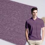 Durable 190gsm Double Pique Fabric , Smooth Solid Cotton Knit Fabric