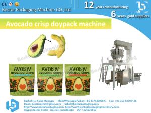 China How to pack avocado chips, Bestar Doypack machine factory
