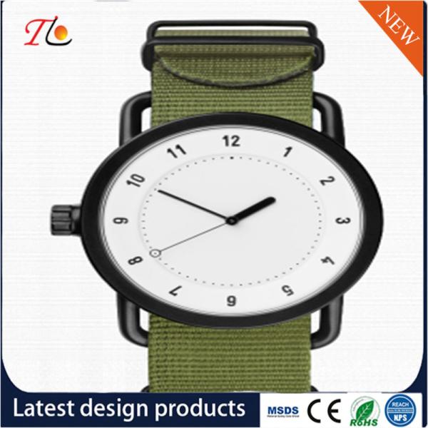 Wholesale Woven Watch with Alloy Case and Custom Logo Fashion Watch Woven Strap