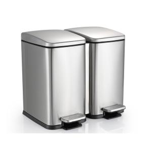 China Anti Corrosion Rectangular Foot Pedal Trash Can factory