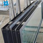 Aluminum Double Glazed Folding Door Balcony Aluminum Glass Doors