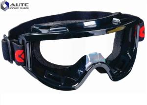 China Industrial Work Cool Safety Glasses High Impact Polycarbonate Lens With Strap factory